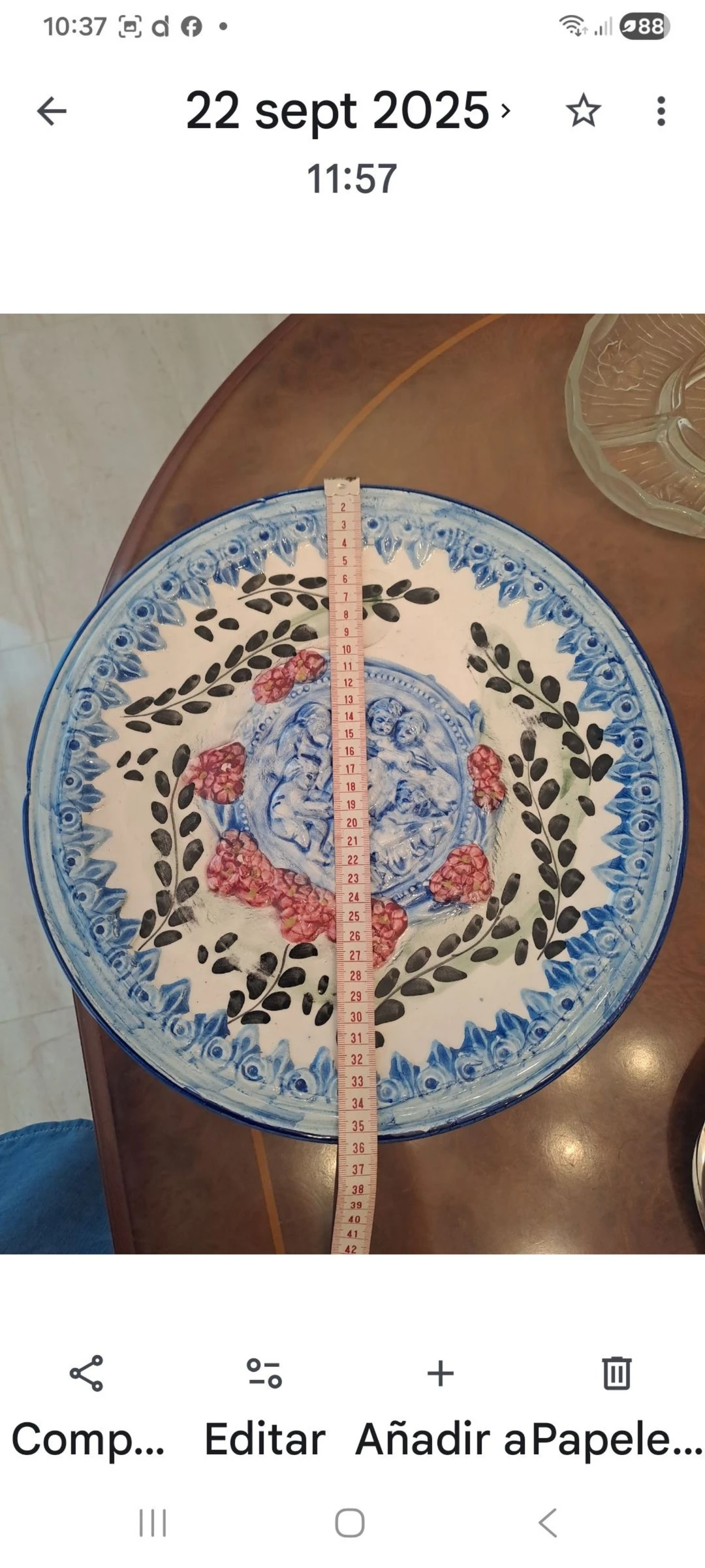 Andalusië keramiek bord – photo 3